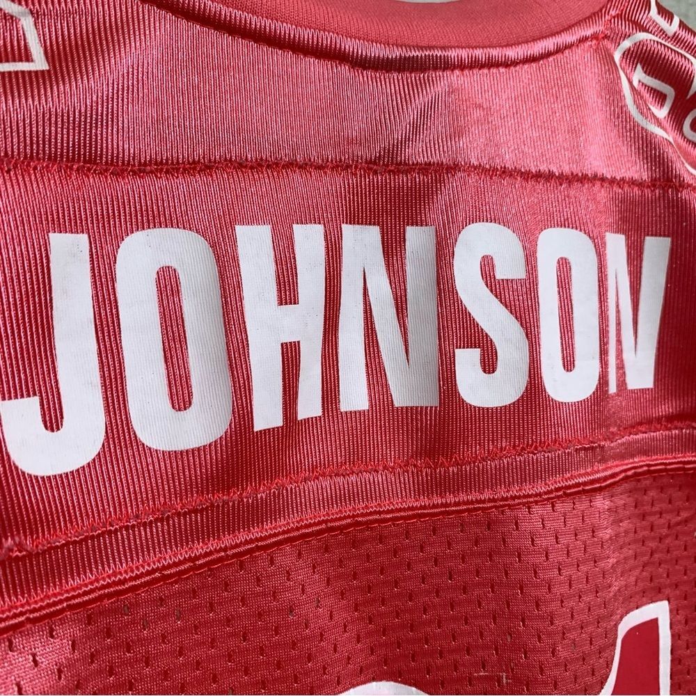 NFL Reebok Lions Pink 81 Calvin Johnson Women’s Jersey Small - Picture 3 of 7